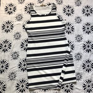 NWT Pink Republic Black/Ivory Bodycon Dress Sz L